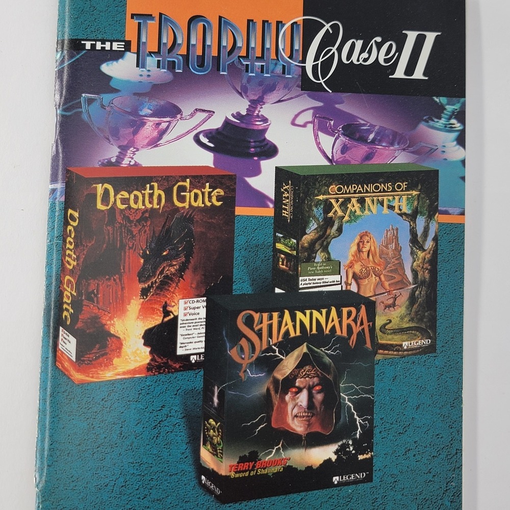 Trophy Case II by Sir-Tech (3 PC Games, with Manual, No Box, 1995)